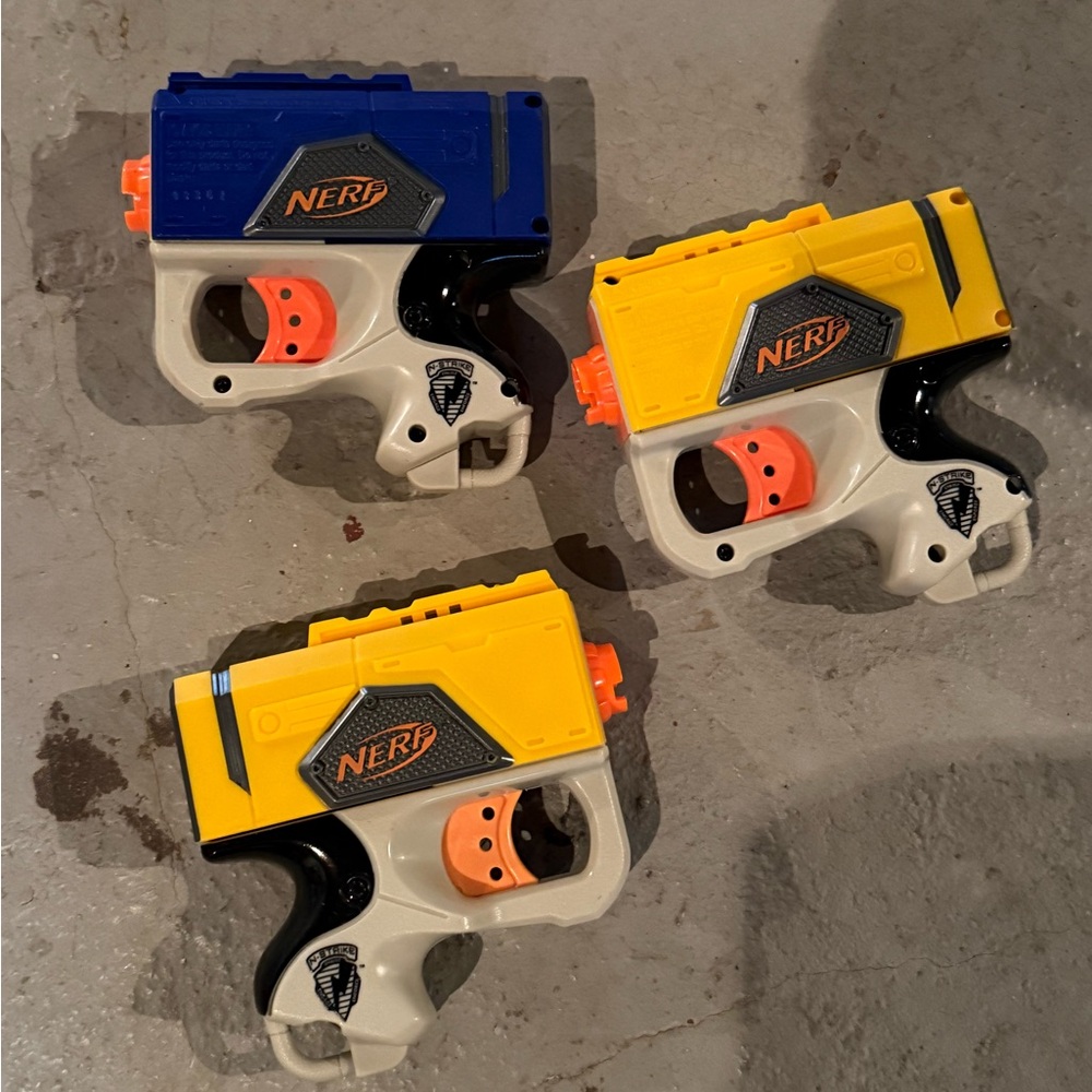 Nerf Blue and Yellow Toy Blaster Set